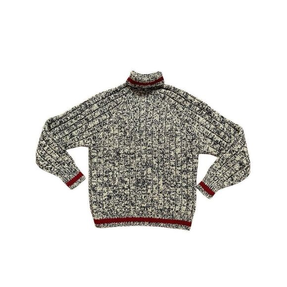 POLO COUNTRY RALPH LAUREN Vintage Sock Monkey Turtleneck Wool Sweater Men’s XL - Picture 1 of 11